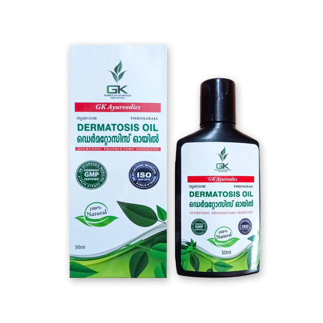 GK Ayurvedics Dermatosis Oil, 50ml Fayaq