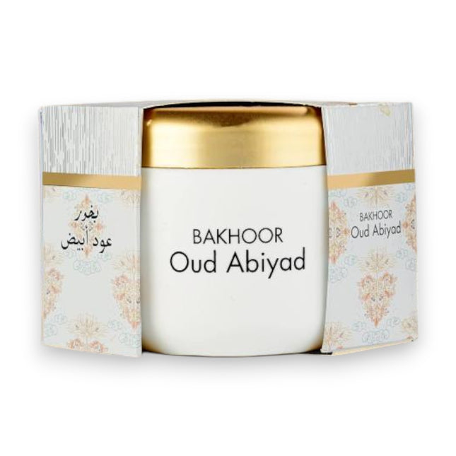 Oud Abiyad Bakhoor 70g – Traditional Arabian Incense - Fayaq