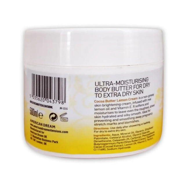 American Dream Cocoa Butter Cream 500ml - Fayaq
